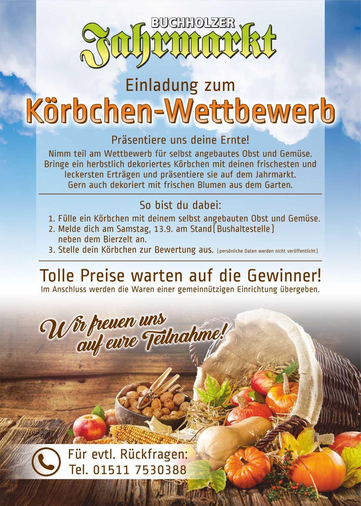 Buchholzer Jahrmarkt vom 12. bis 14. September 2025 
