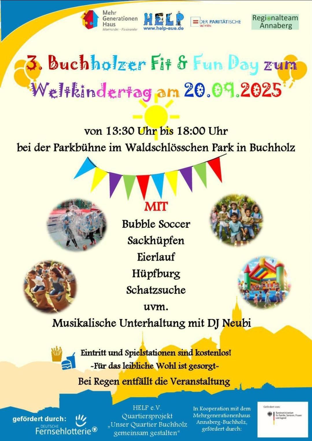 Weltkindertag am Samstag, 20. September