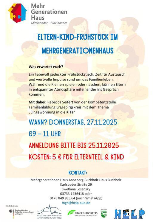 Eltern Kind Frühstück bei HELP