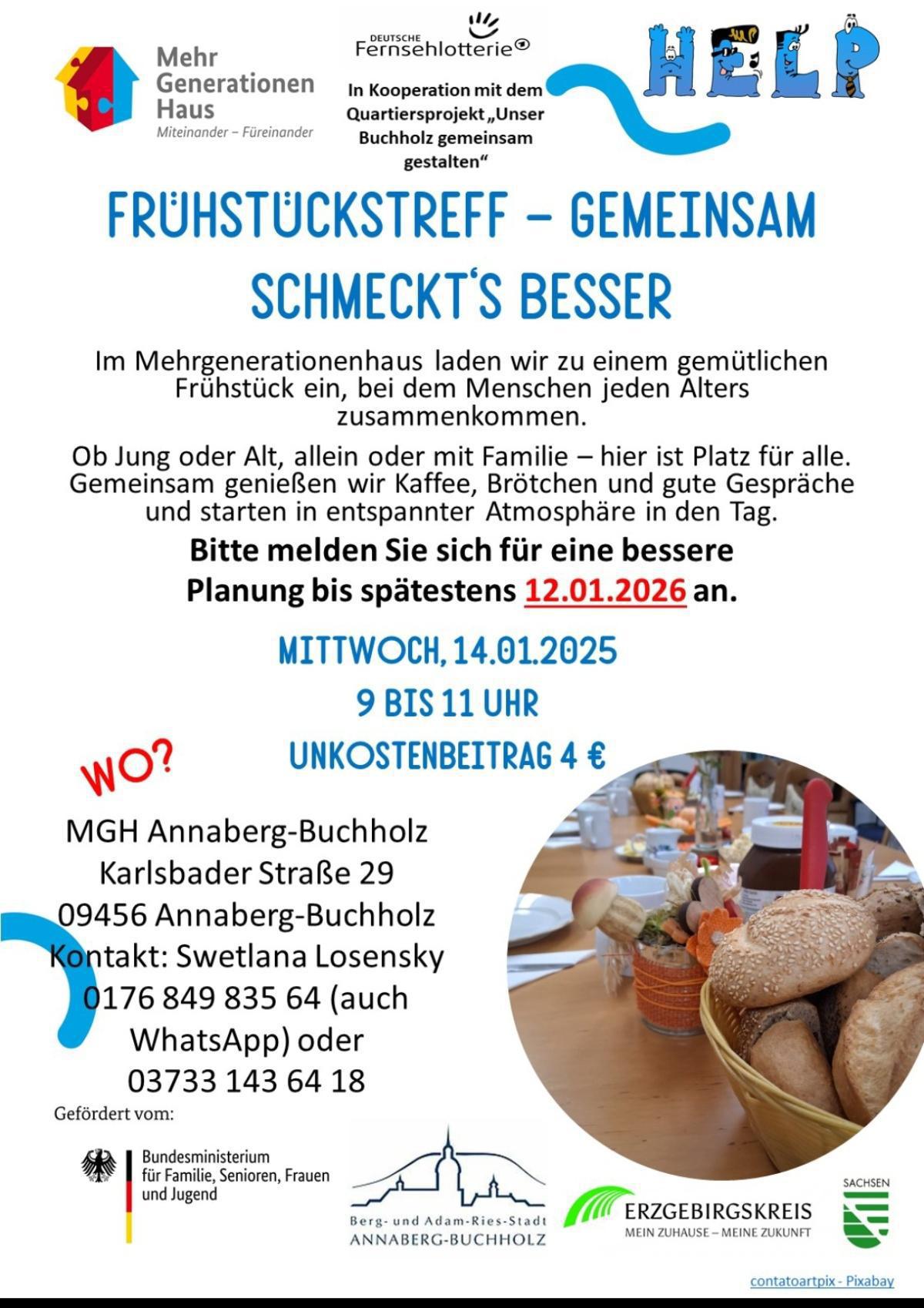 Frühstückstreff bei HELP e. V.