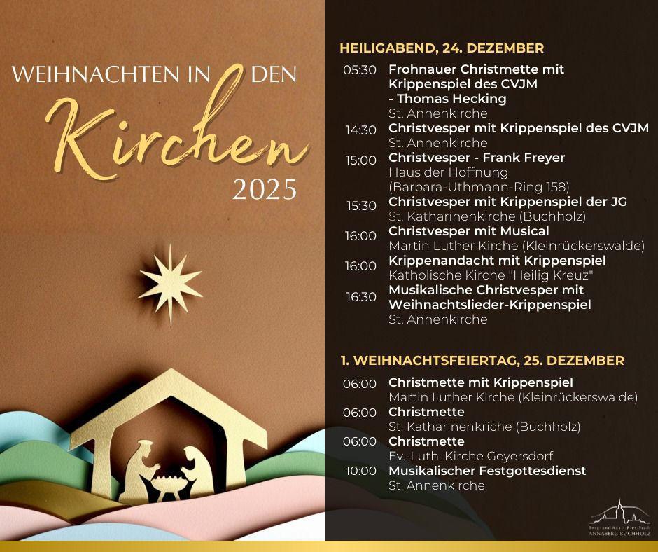 Weihnachten in den Kirchen Weihnachten in den Kirchen