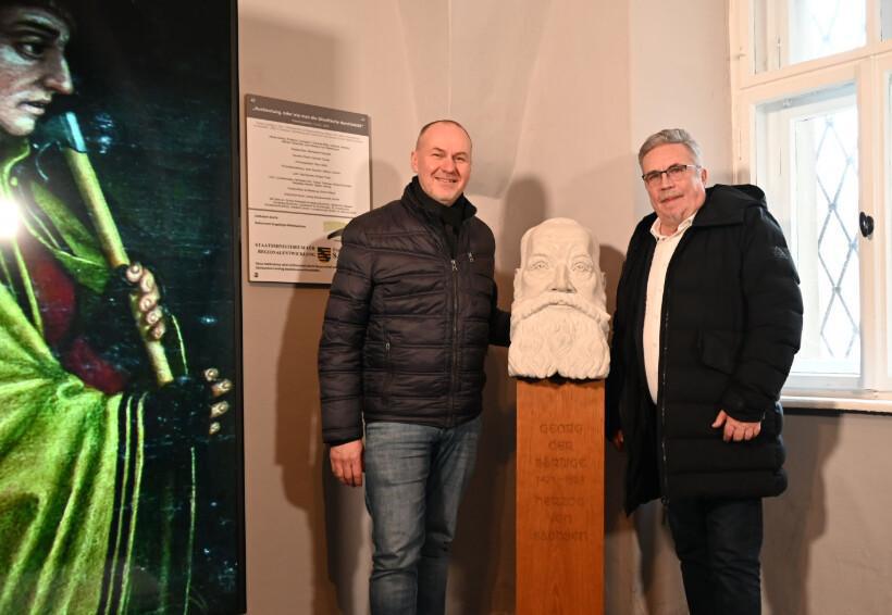 Büste von Herzog Georg dem Bärtigen für das Erzgebirgsmuseum in Annaberg-Buchholz erworben