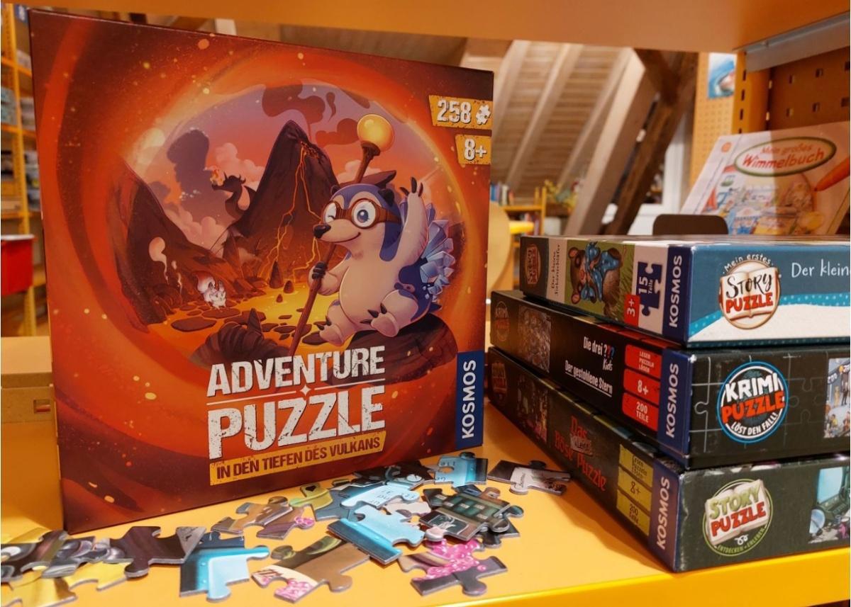 Puzzlewoche in der Stadtbibliothek Annaberg-Buchholz: Puzzlewoche in der Stadtbibliothek Annaberg-Buchholz: