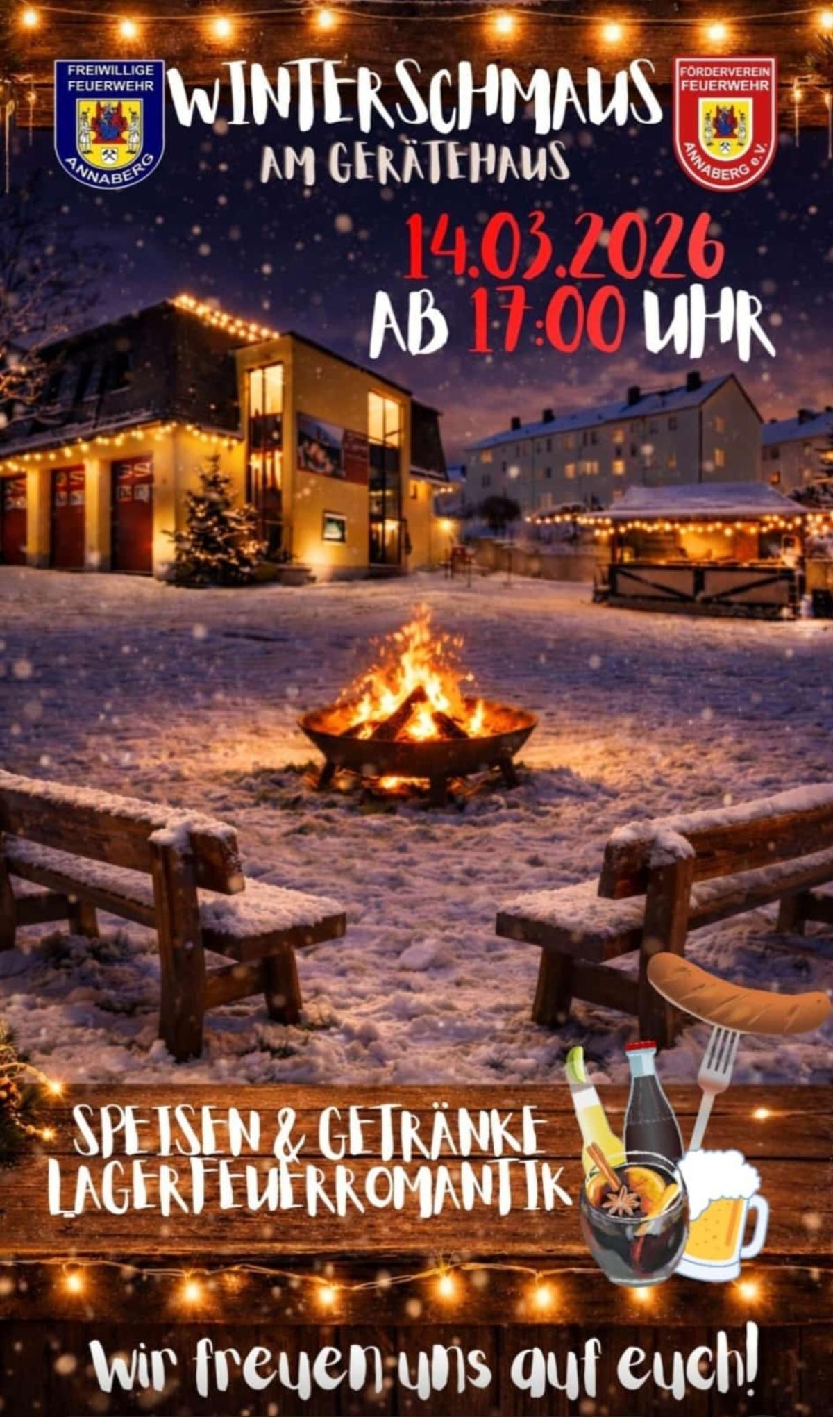 Winterschmaus am Gerätehaus 