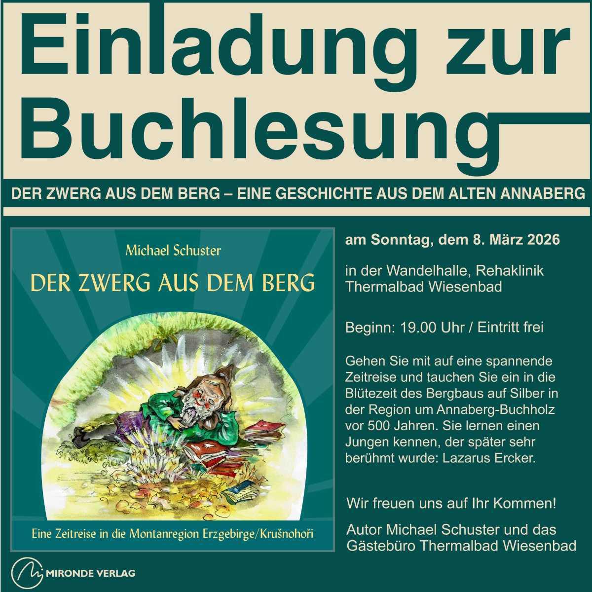 Einladung zur Buchlesung