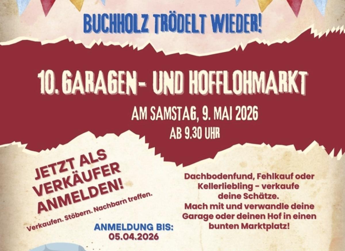 Anmeldung zum Garagen- und Hofflohmarkt