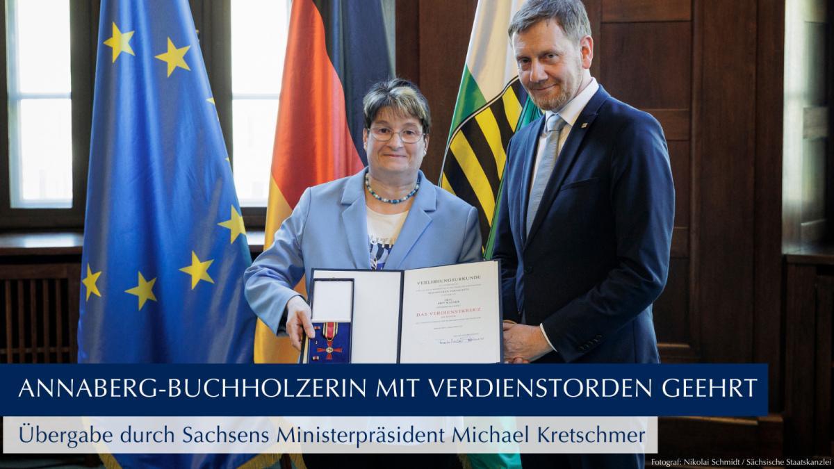 *Bundesverdienstorden für Annaberg-Buchholzerin* *Bundesverdienstorden für Annaberg-Buchholzerin*