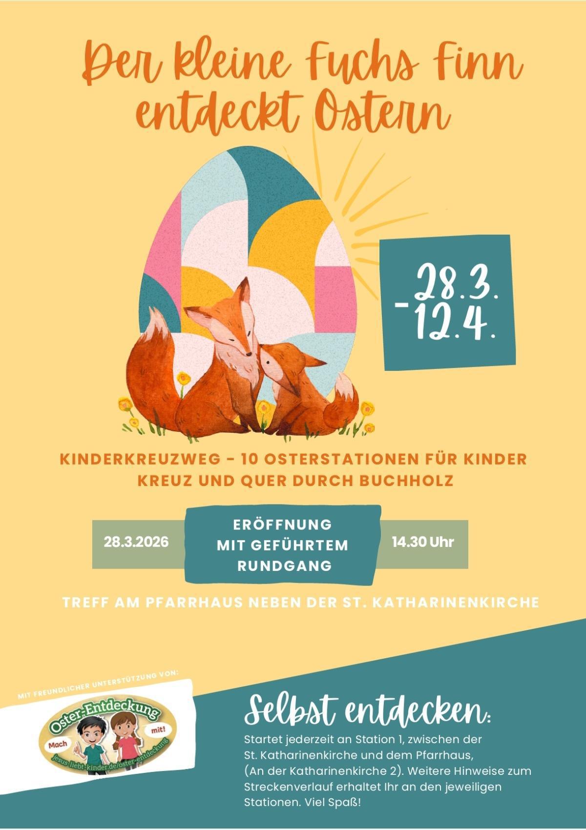 Kinderkreuzweg durch Buchholz