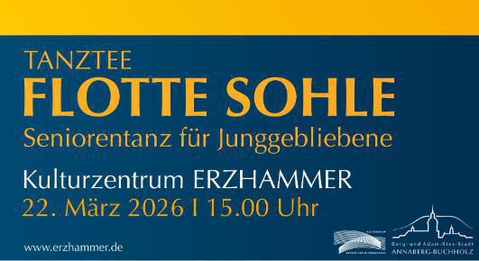 Beschwingter Seniorentanz für Junggebliebene am 22. März 2026 im Kulturzentrum Erzhammer