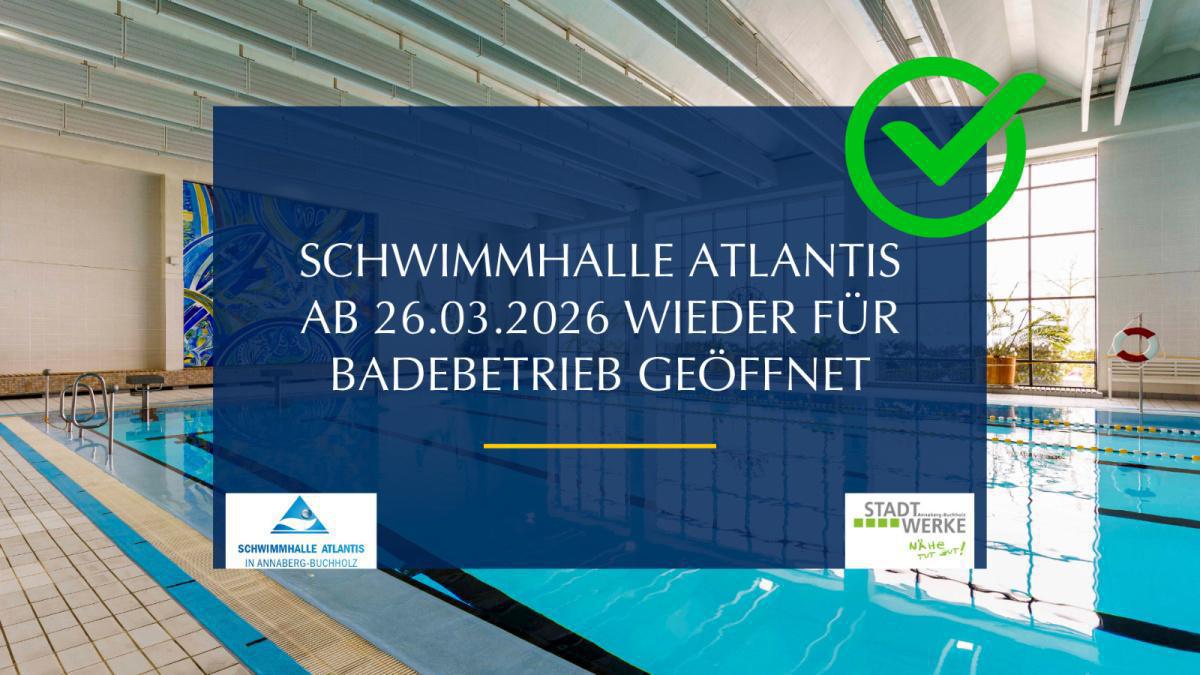 Schwimmhalle Atlantis öffnet wieder 