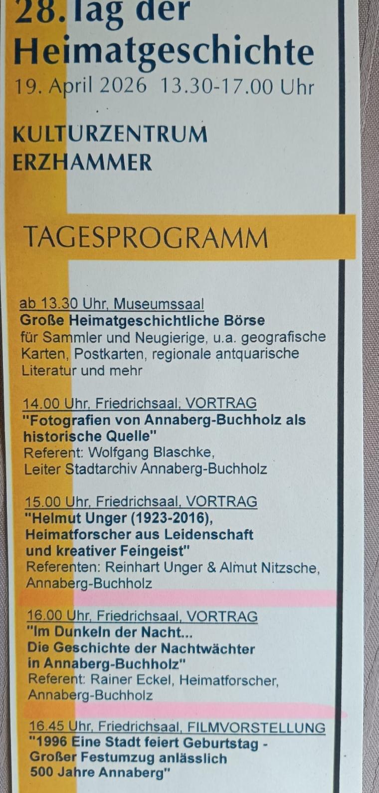 Tag der Heimatgeschichte 