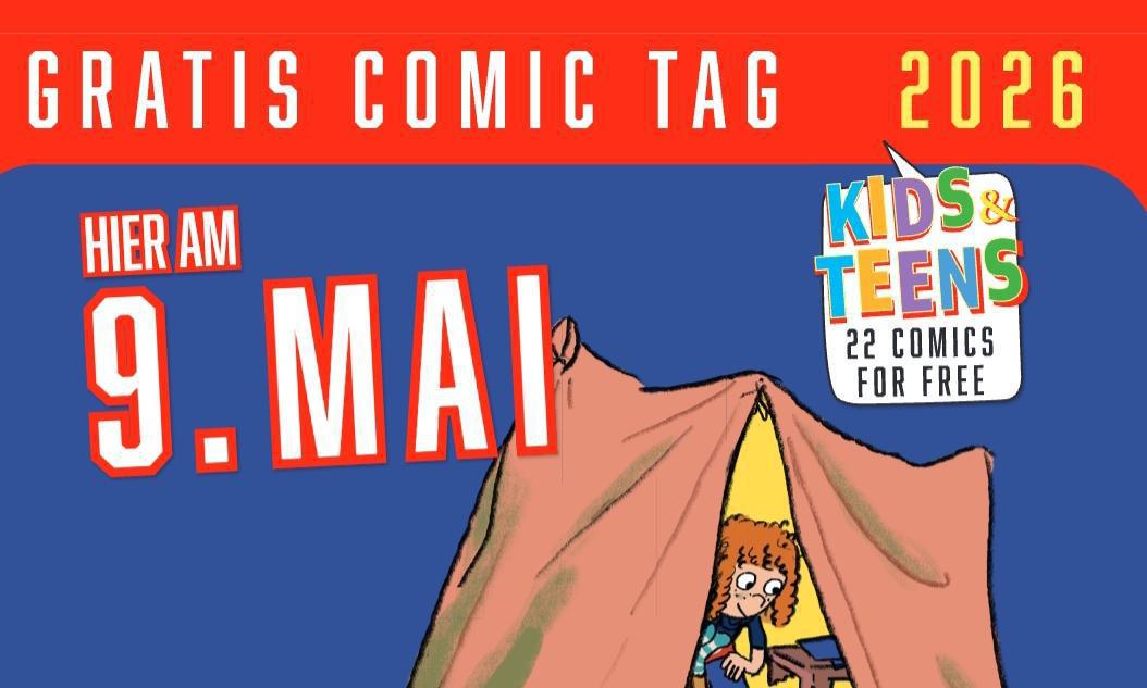 Gratis Comic Tag in der Annaberg-Buchholzer Stadtbibliothek am 9. Mai