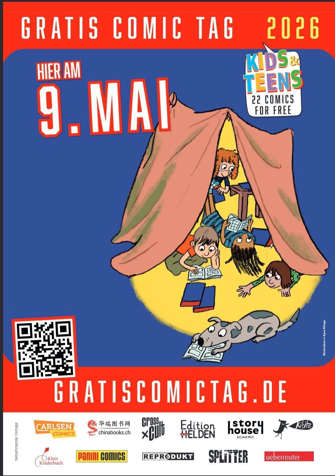 Gratis Comic Tag in der Annaberg-Buchholzer Stadtbibliothek am 9. Mai