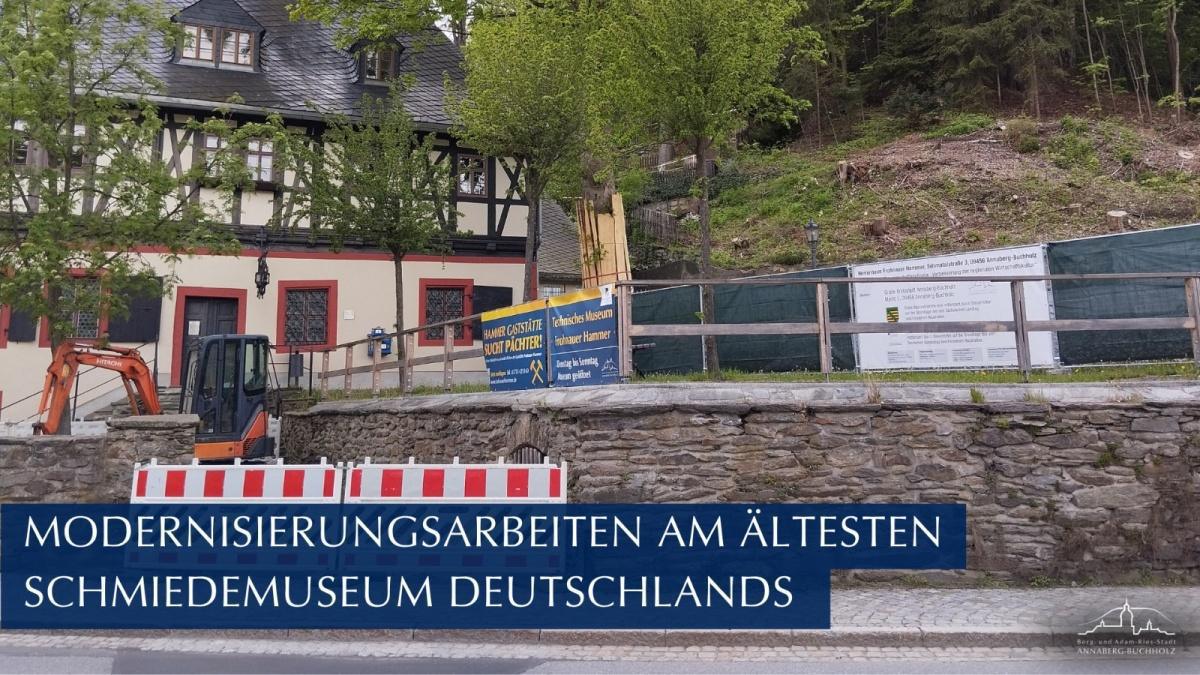 Modernisierung am Frohnauer Hammer beginnt Modernisierung am Frohnauer Hammer beginnt