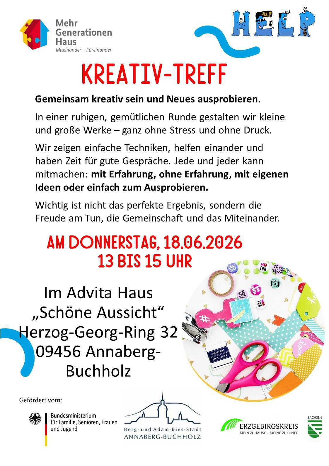 Kreativ Treff bei Help