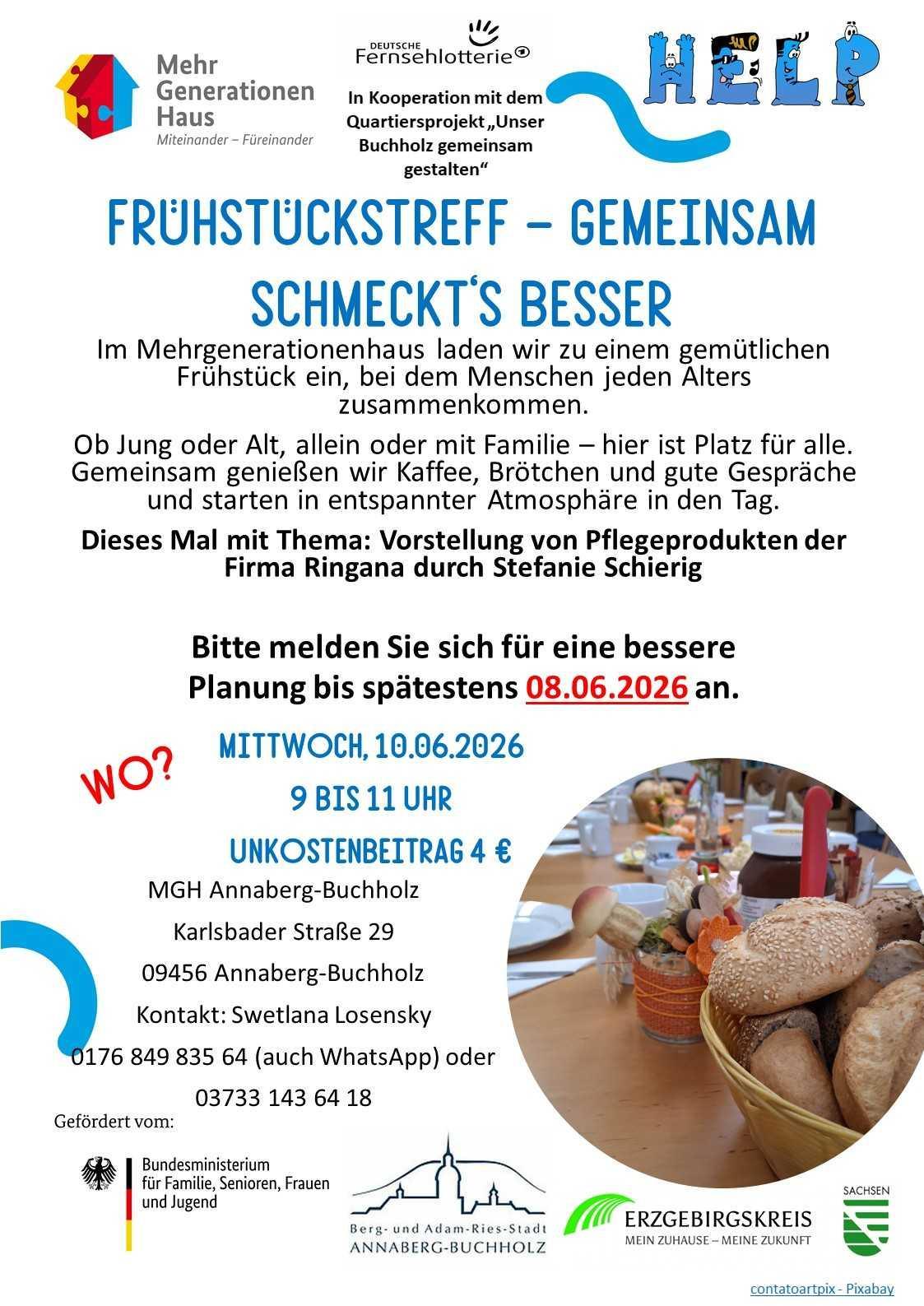 Frühstückstreff bei Help