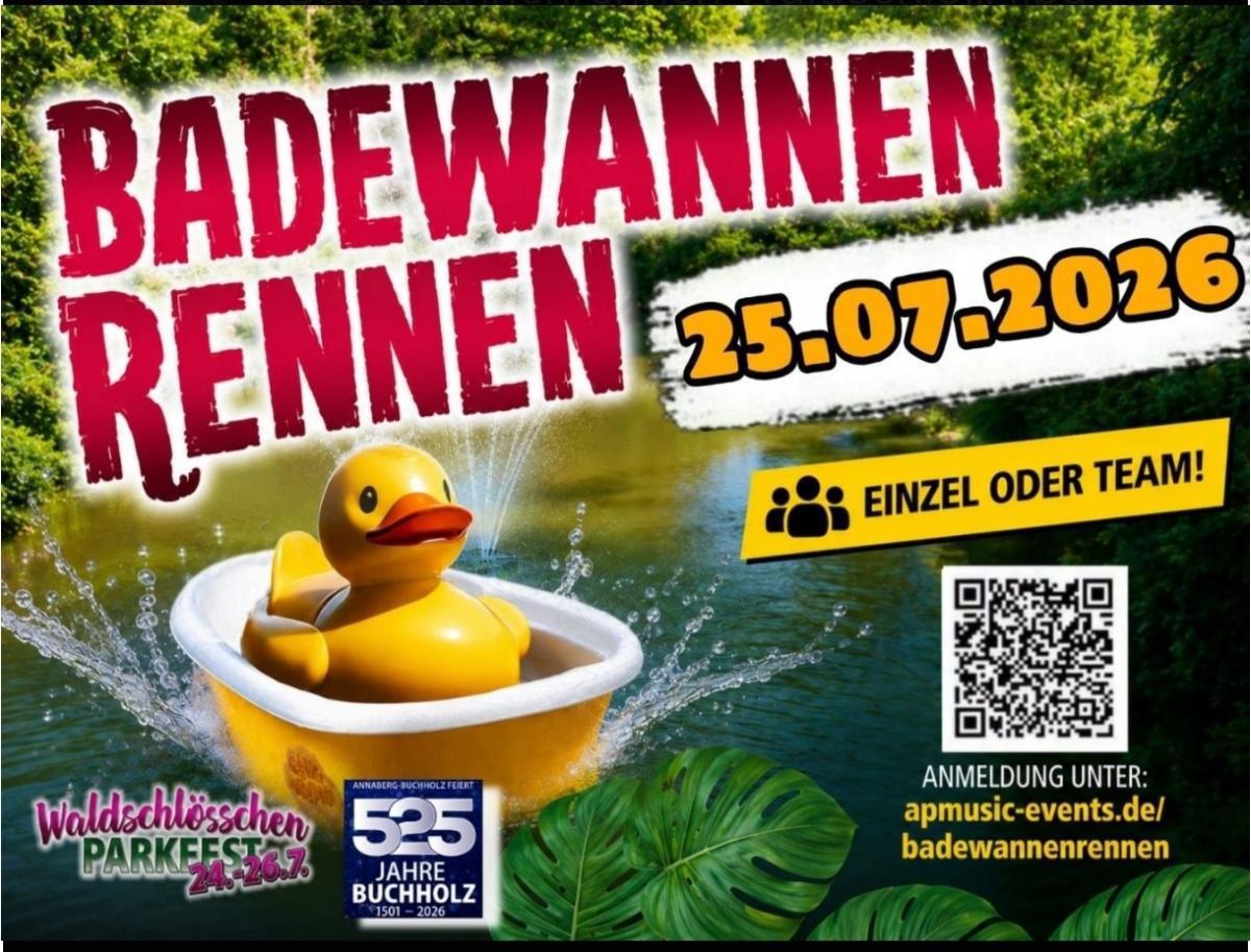 Waldschlösschenparkfest vom 24. bis 26. Juli 2026 in Annaberg-Buchholz Waldschlösschenparkfest vom 24. bis 26. Juli 2026 in Annaberg-Buchholz