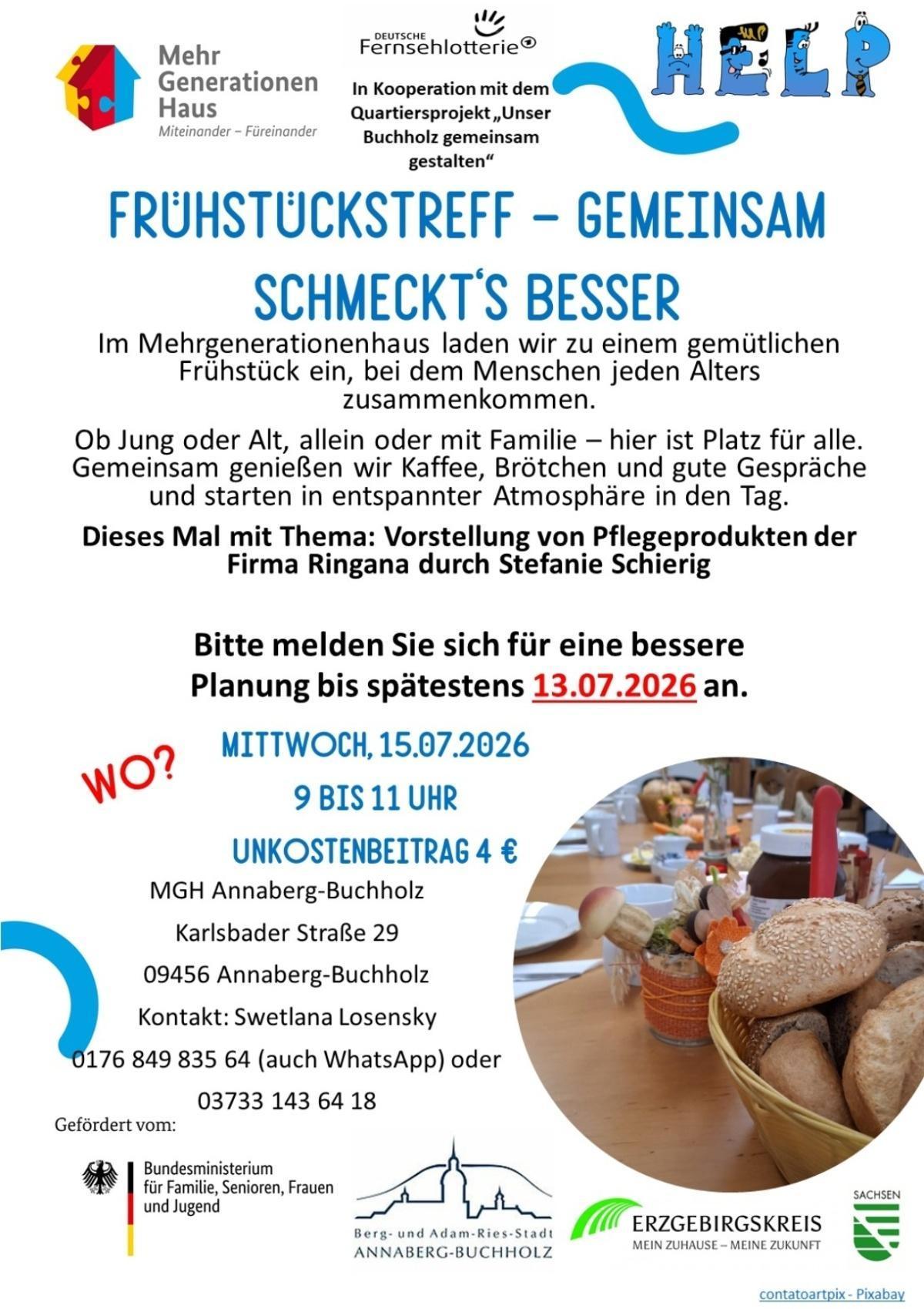 Frühstückstreff bei Help