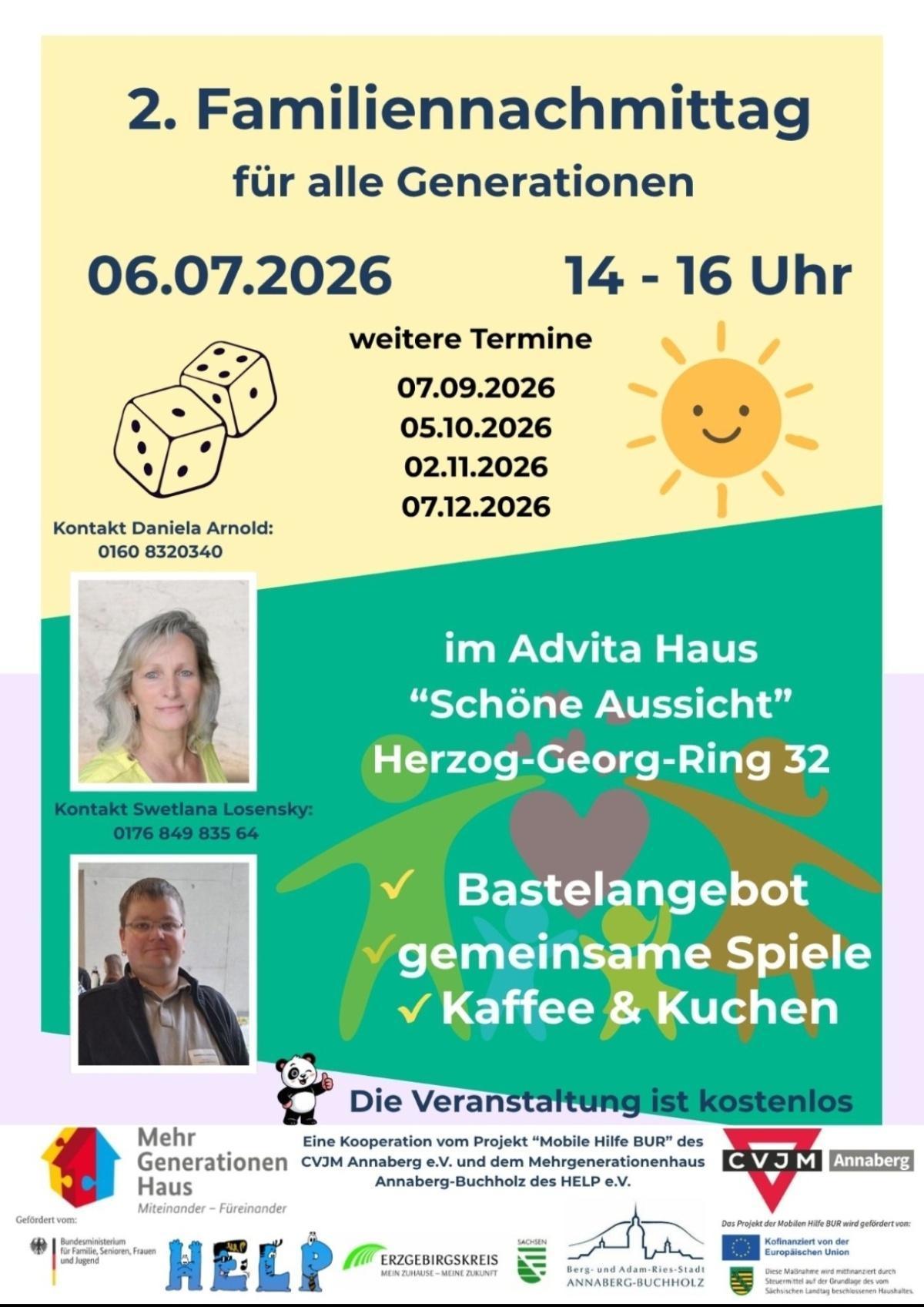 Familiennachmittag bei Help