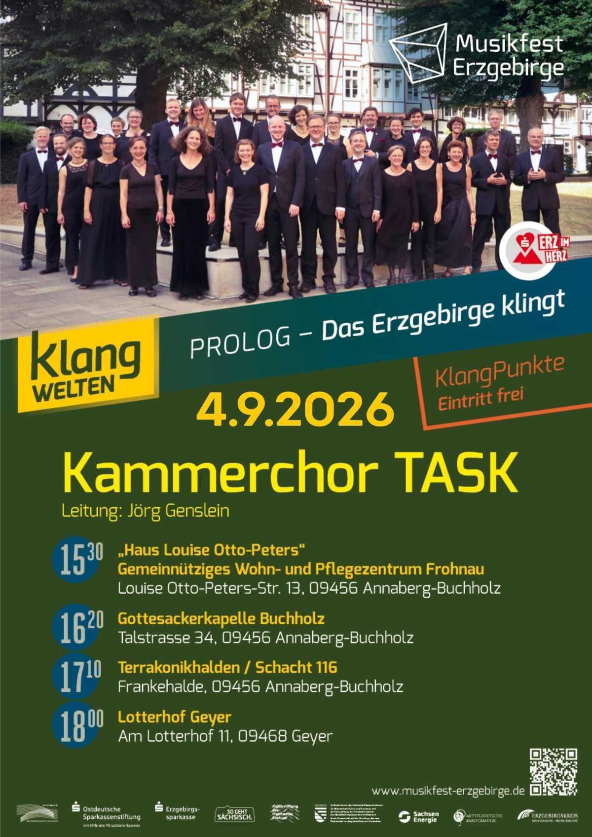 Musikfest Erzgebirge macht 2 x Station in Buchholz