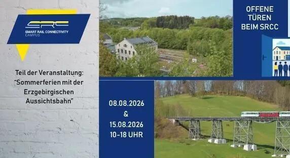 Einblicke in die Zukunft der Mobilität: Smart Rail Connectivity Campus in Annaberg-Buchholz öffnet seine Türen