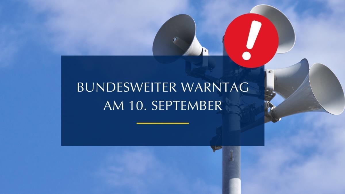 Warntag am 10.9.