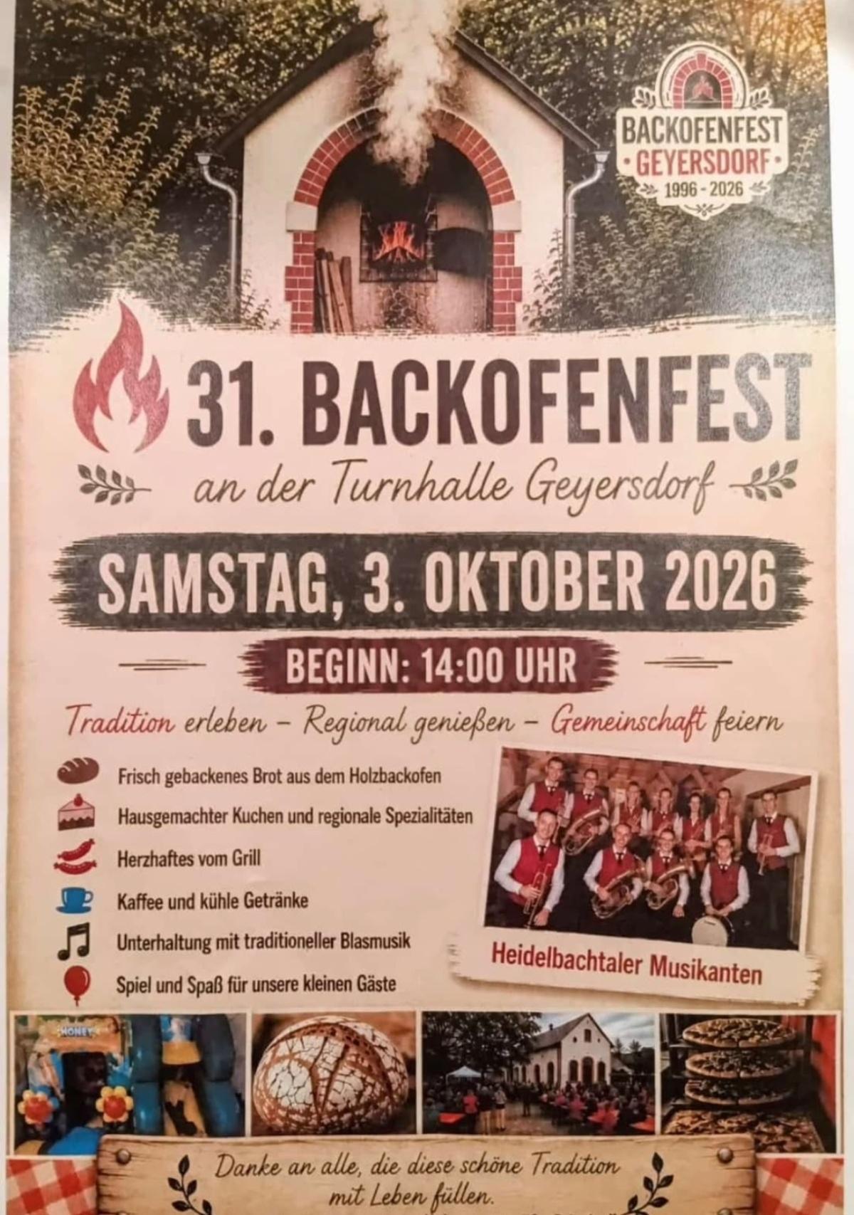 Backofenfest Geyersdorf