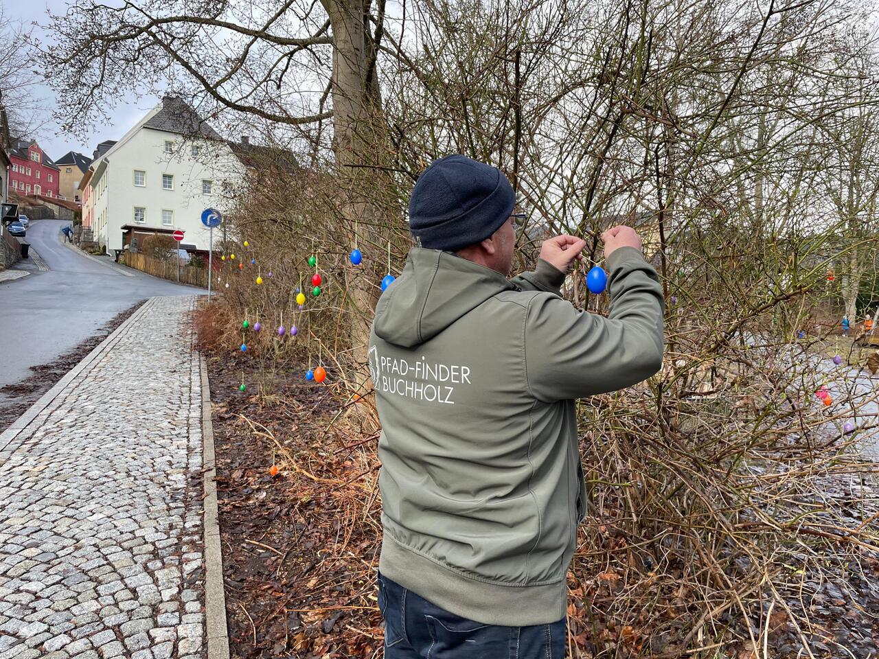 Osteraktion der Pfad-Finder