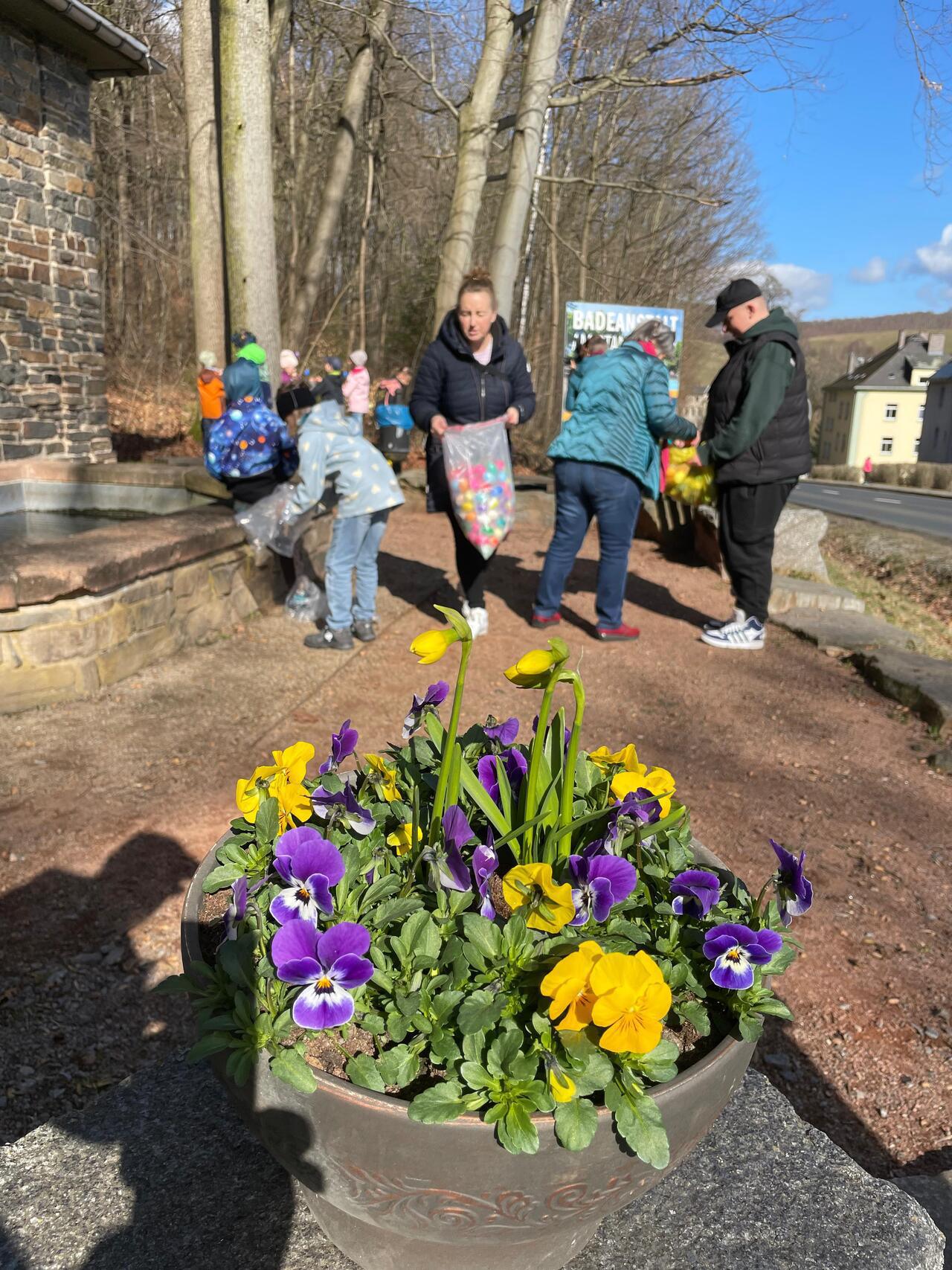 Osteraktion der Pfad-Finder