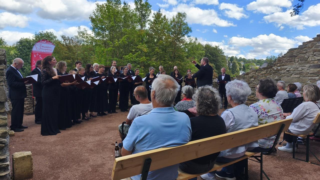 Musikfest Erzgebirge Auftakt - Spielort 1 in Buchholz Gottesackerkapelle 4.9.
