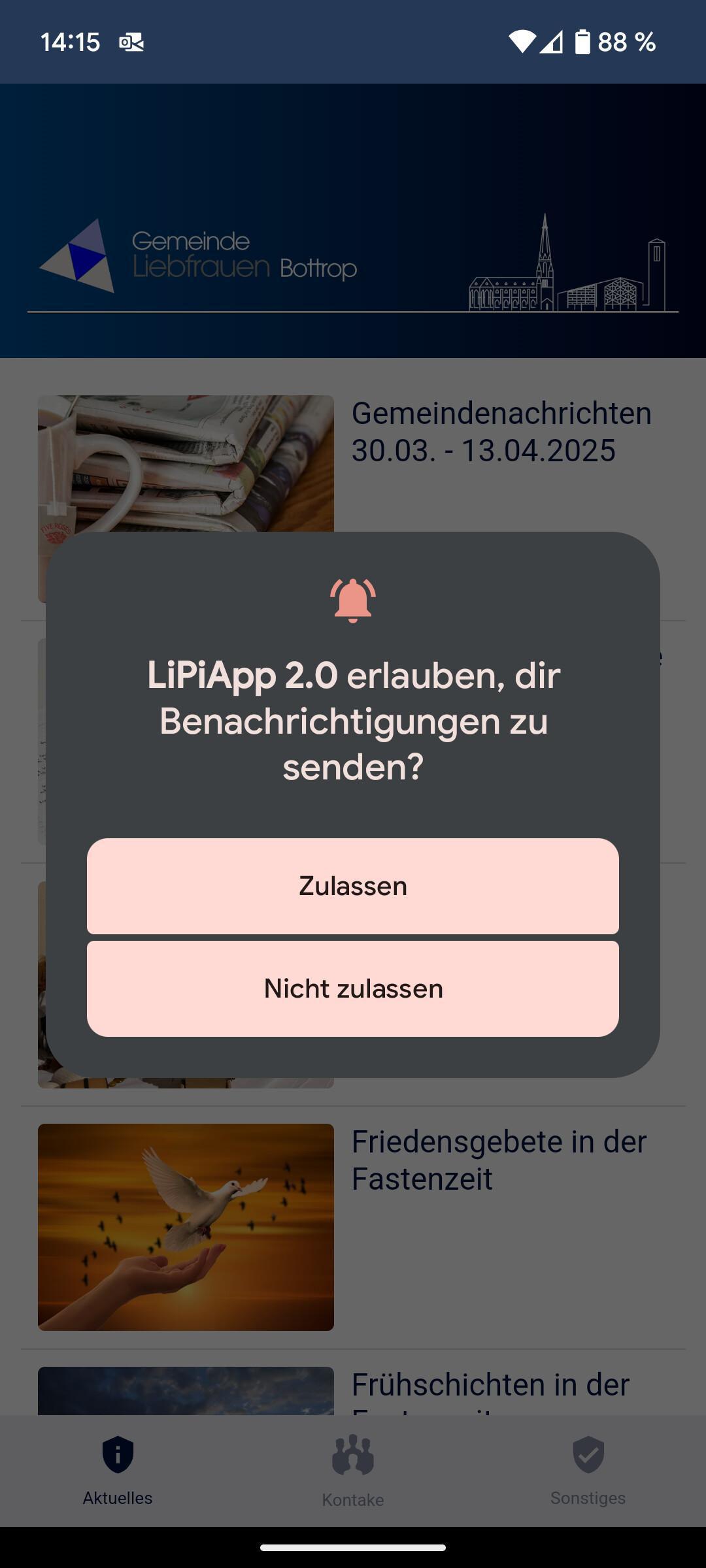 LiPiApp 2.0 Installation auf ANDROID-Gerät LiPiApp 2.0 Installation auf ANDROID-Gerät