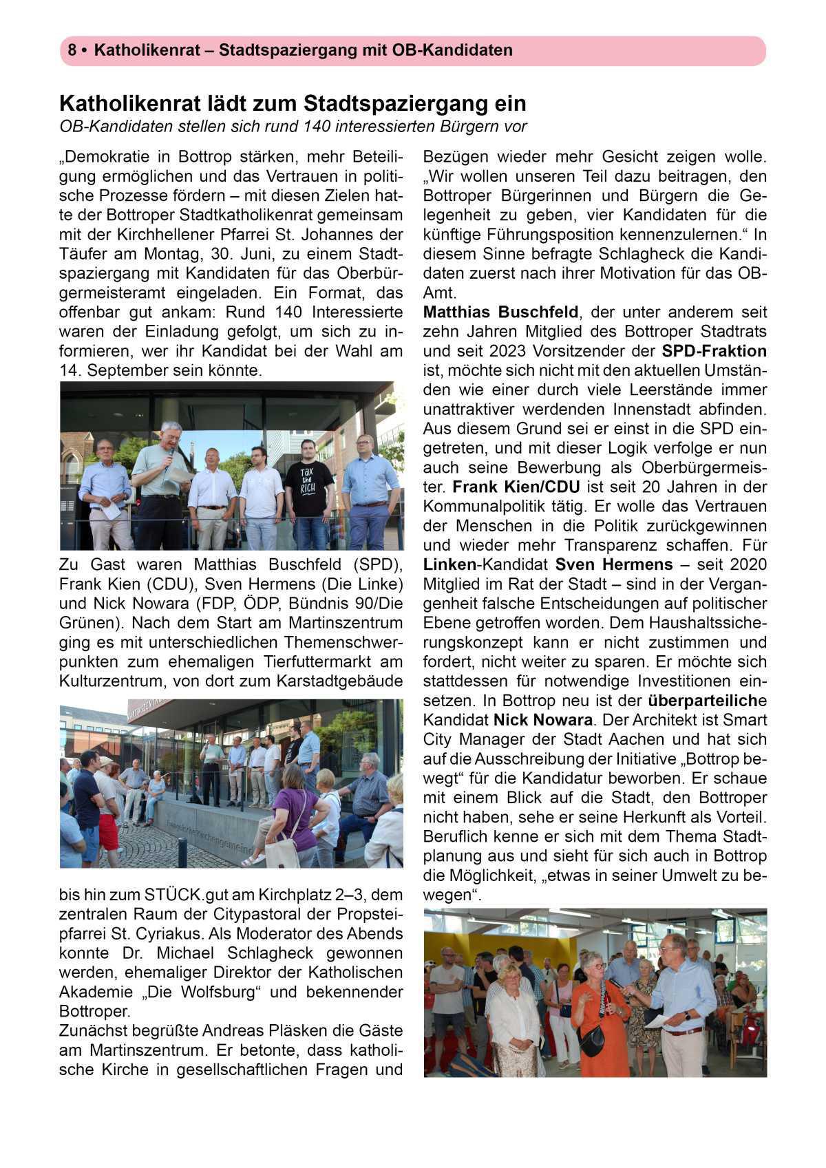 Pfarrbrief Sommer/Erntedank 2025