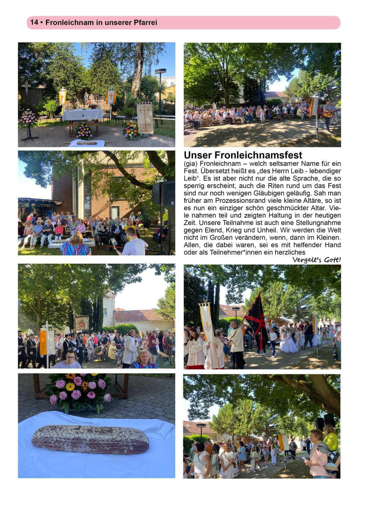 Pfarrbrief Sommer/Erntedank 2025