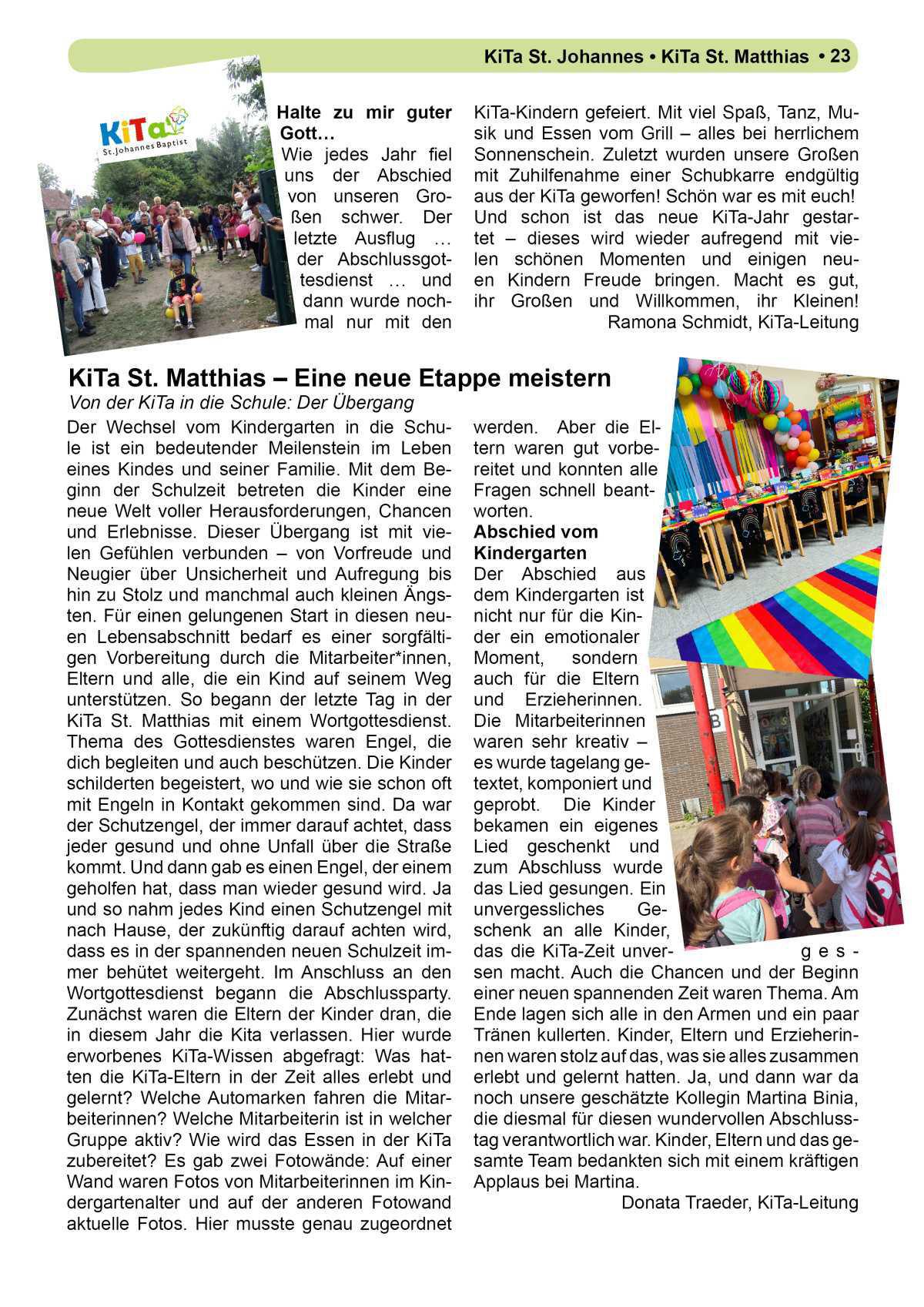 Pfarrbrief Sommer/Erntedank 2025