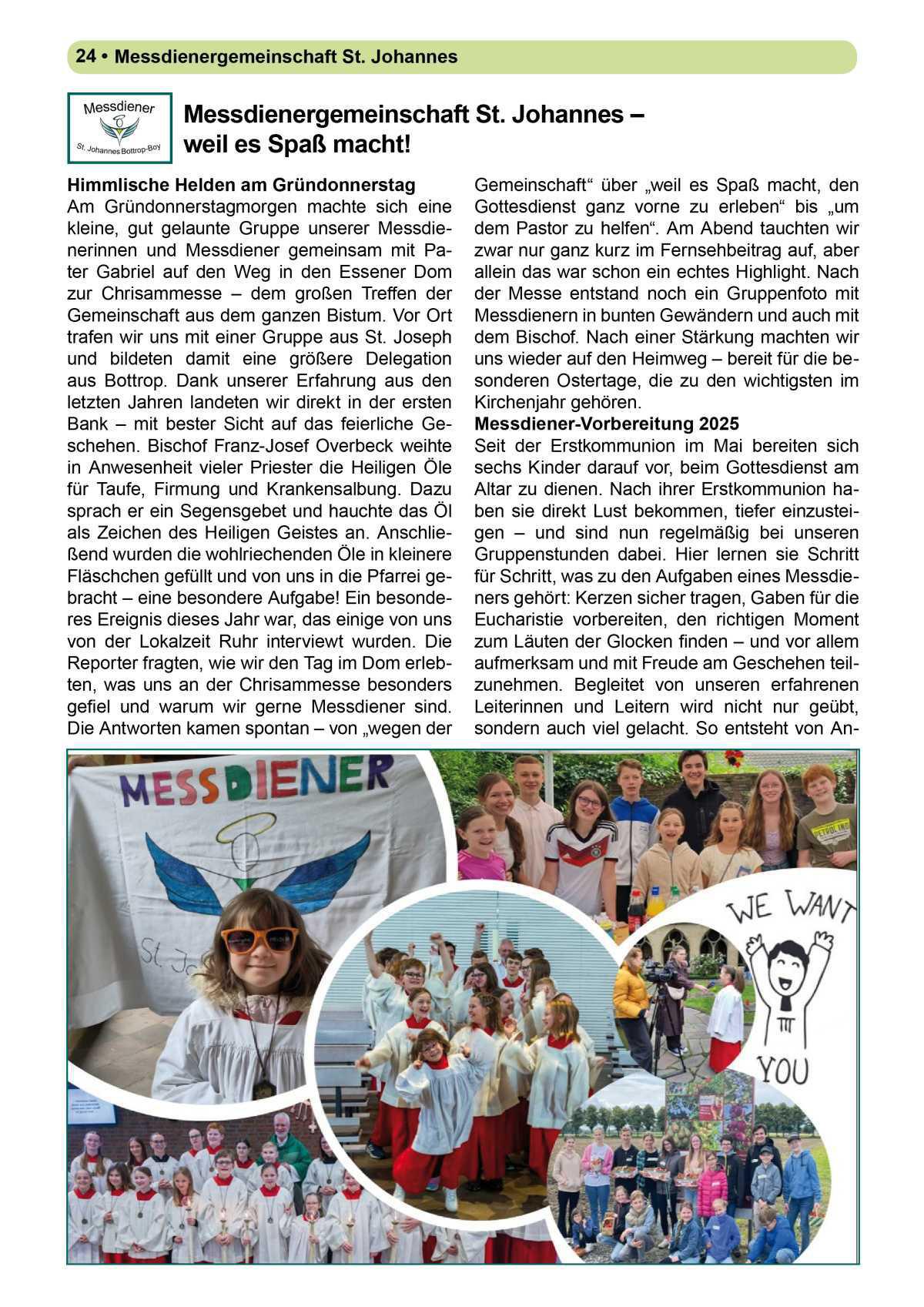 Pfarrbrief Sommer/Erntedank 2025