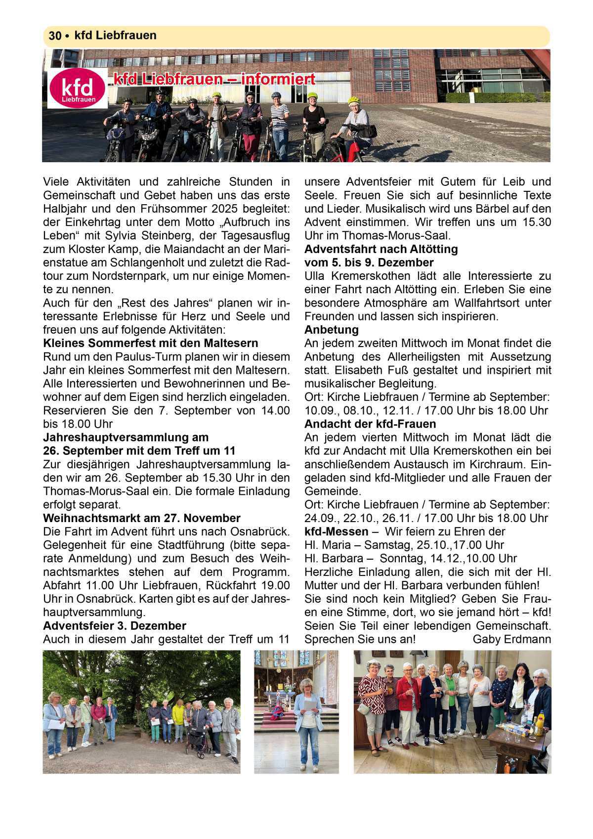 Pfarrbrief Sommer/Erntedank 2025