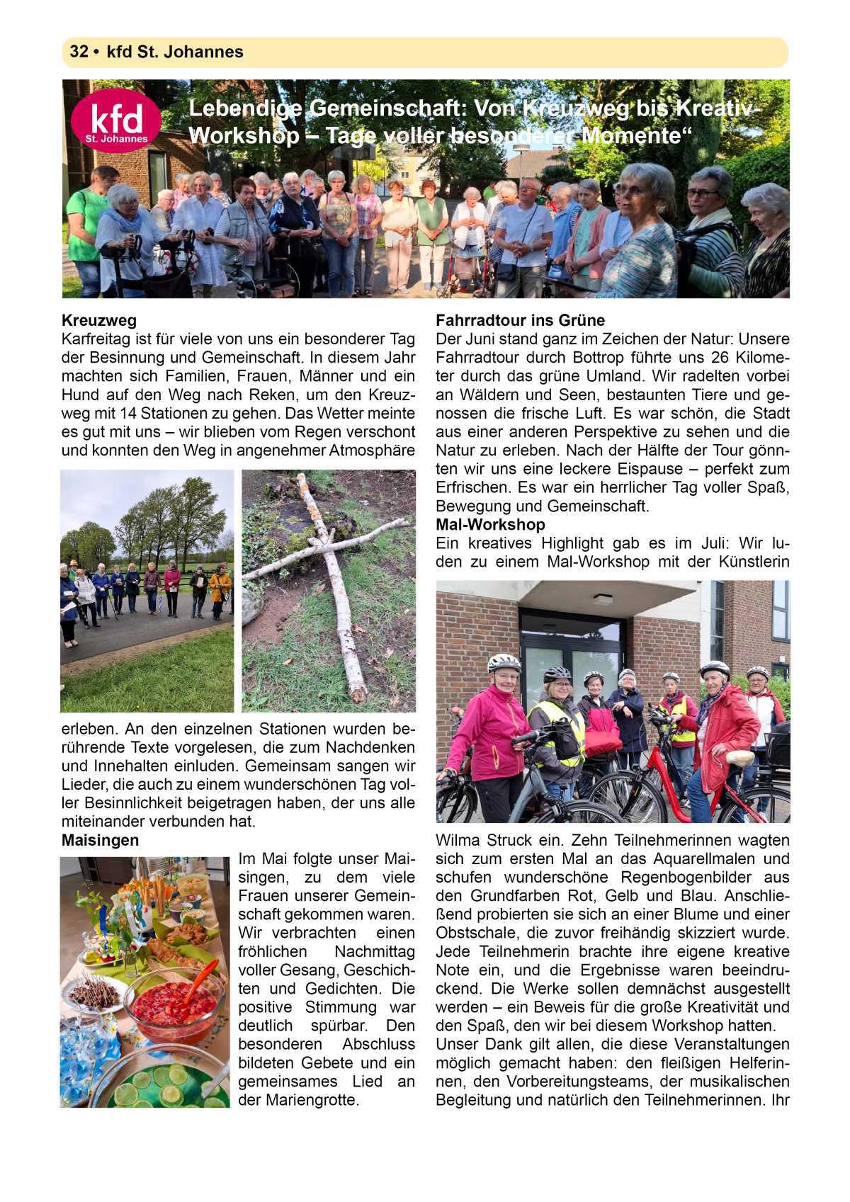 Pfarrbrief Sommer/Erntedank 2025