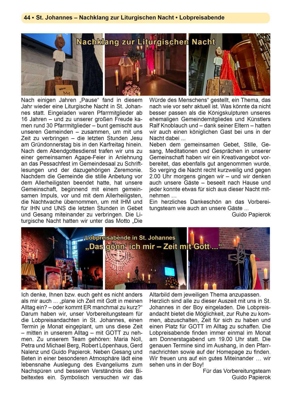 Pfarrbrief Sommer/Erntedank 2025