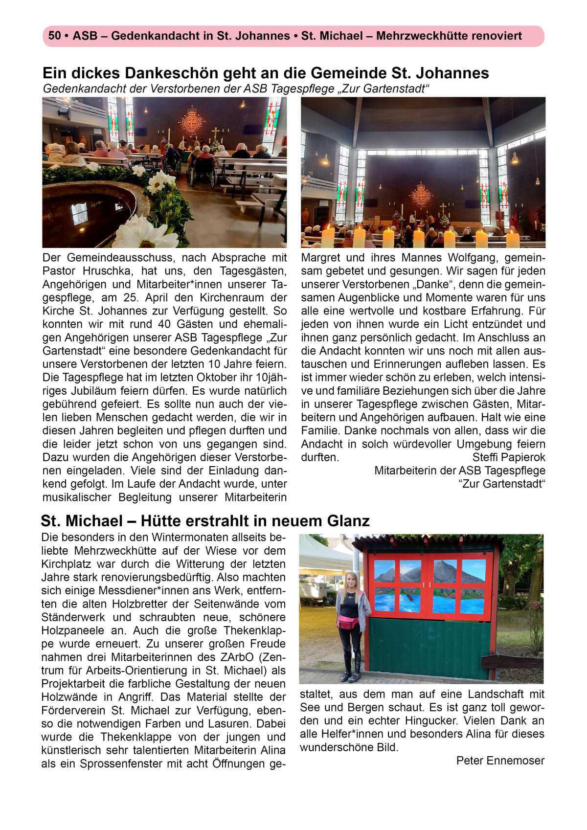 Pfarrbrief Sommer/Erntedank 2025