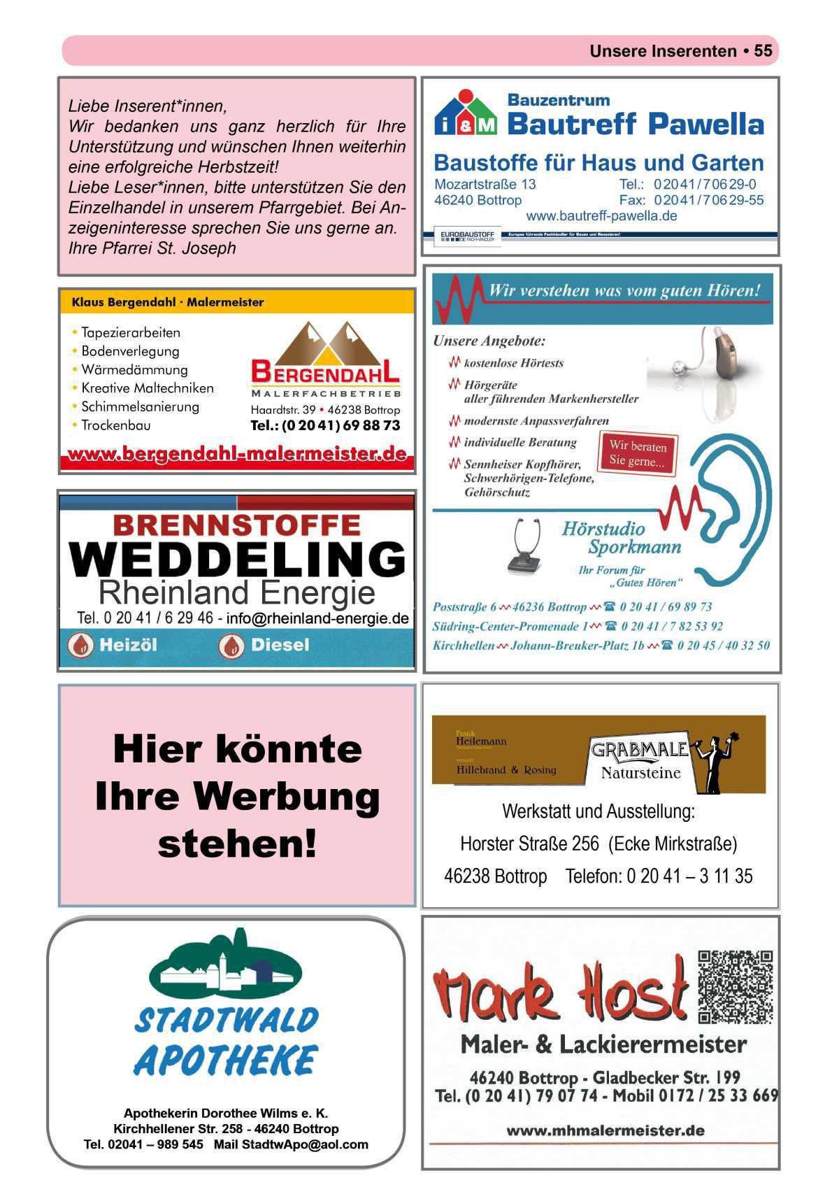 Pfarrbrief Sommer/Erntedank 2025