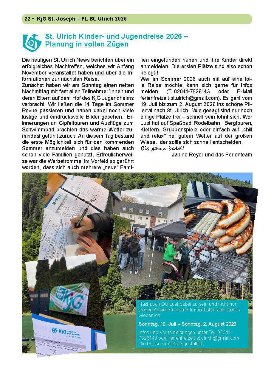 Pfarrbrief Nr. 55 • Advent • Dez. 2025 – März 2026