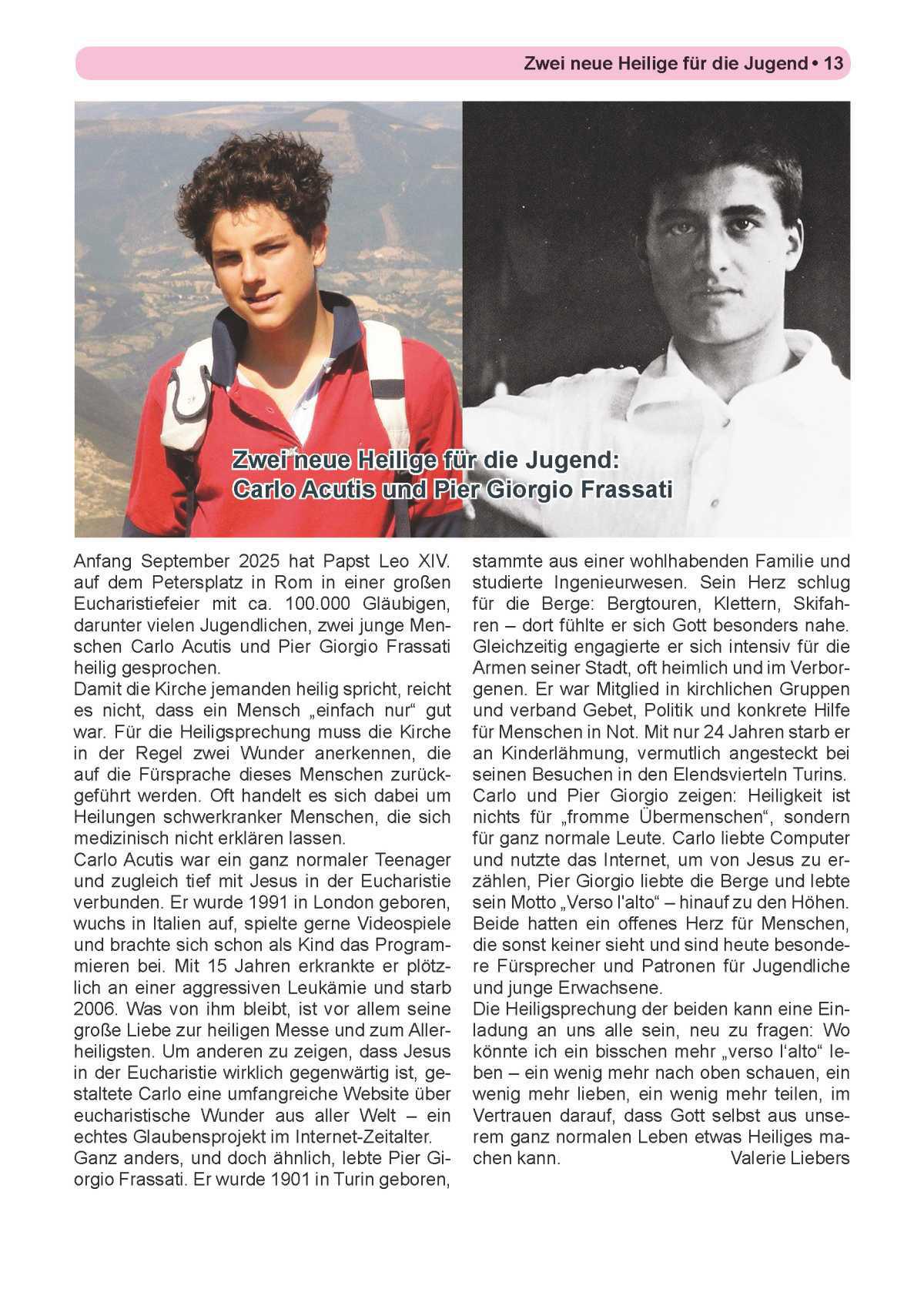 Pfarrbrief Nr. 55 • Advent • Dez. 2025 – März 2026