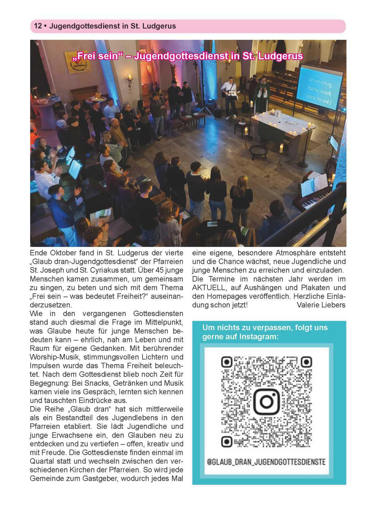 Pfarrbrief Nr. 55 • Advent • Dez. 2025 – März 2026