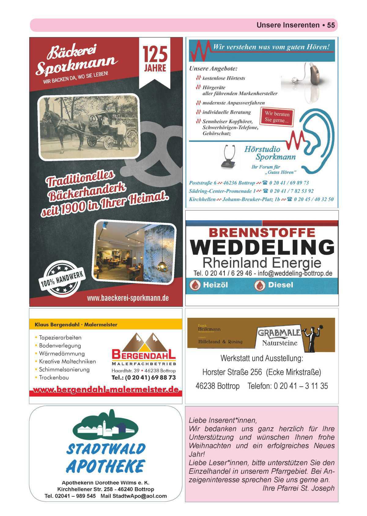 Pfarrbrief Nr. 55 • Advent • Dez. 2025 – März 2026