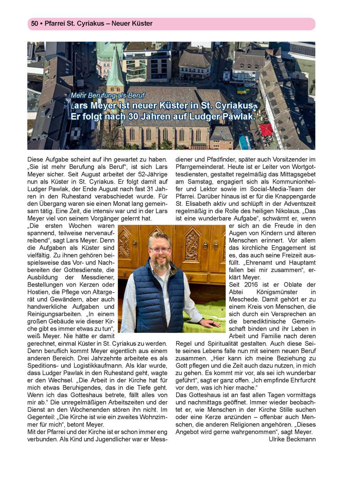 Pfarrbrief Nr. 55 • Advent • Dez. 2025 – März 2026