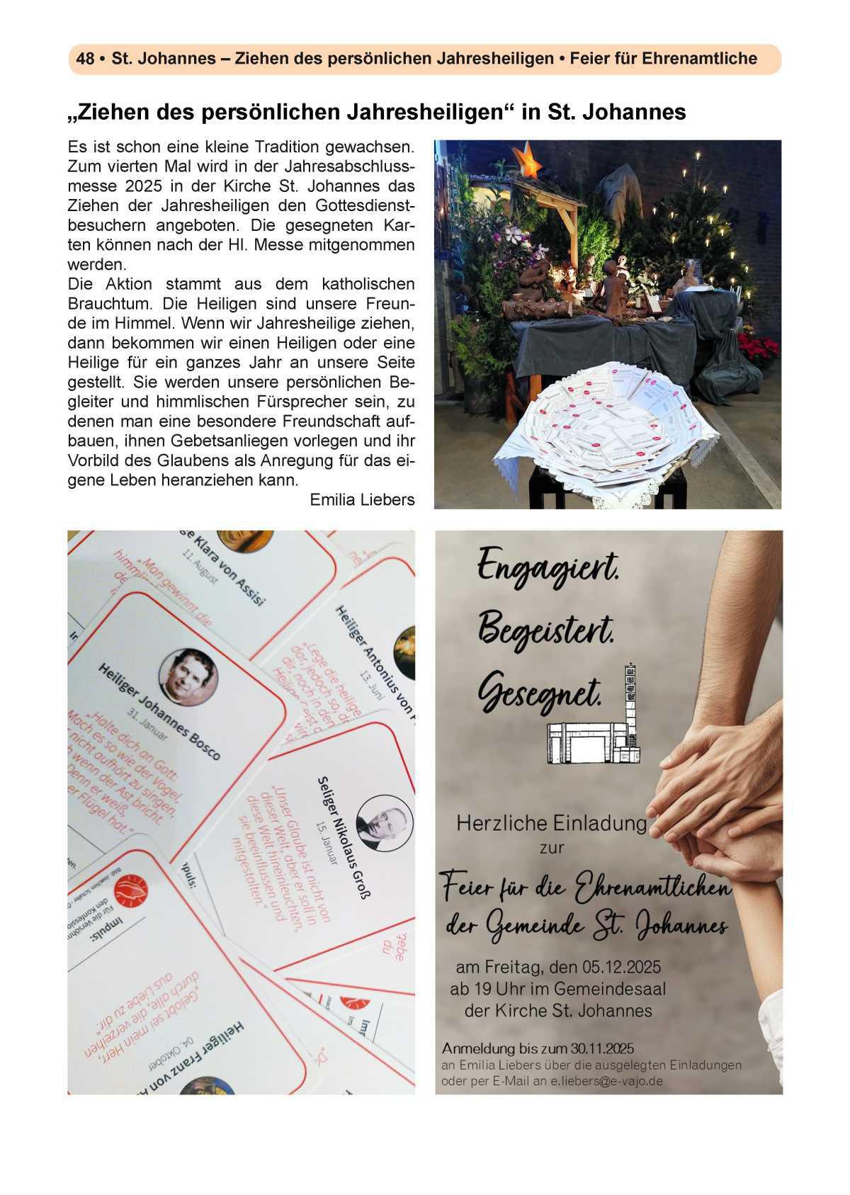 Pfarrbrief Nr. 55 • Advent • Dez. 2025 – März 2026