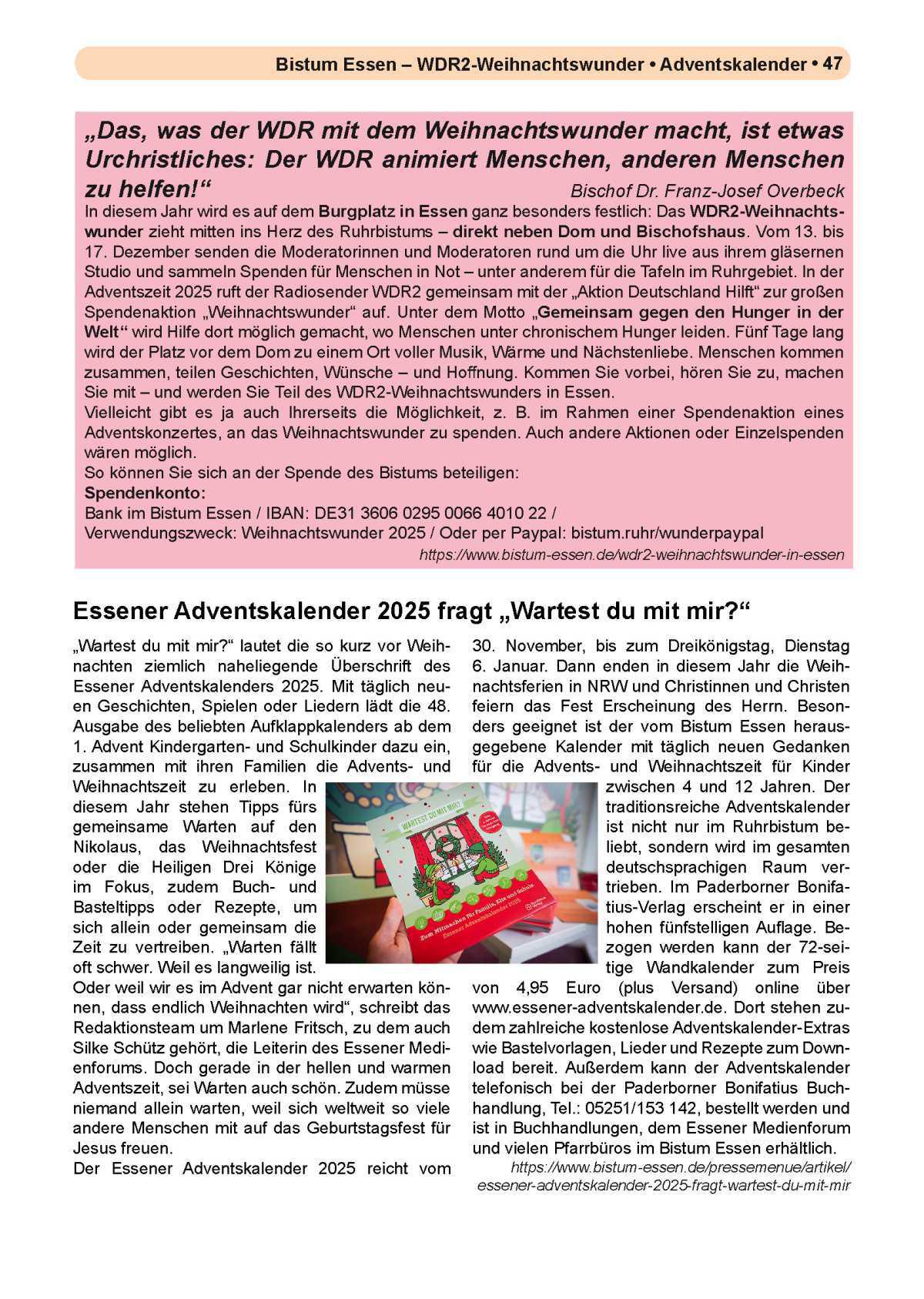 Pfarrbrief Nr. 55 • Advent • Dez. 2025 – März 2026