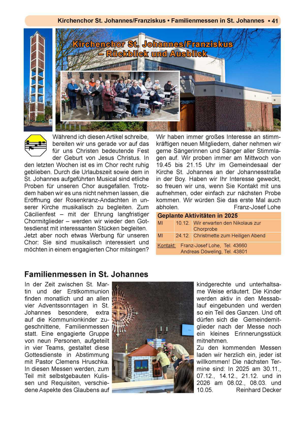 Pfarrbrief Nr. 55 • Advent • Dez. 2025 – März 2026