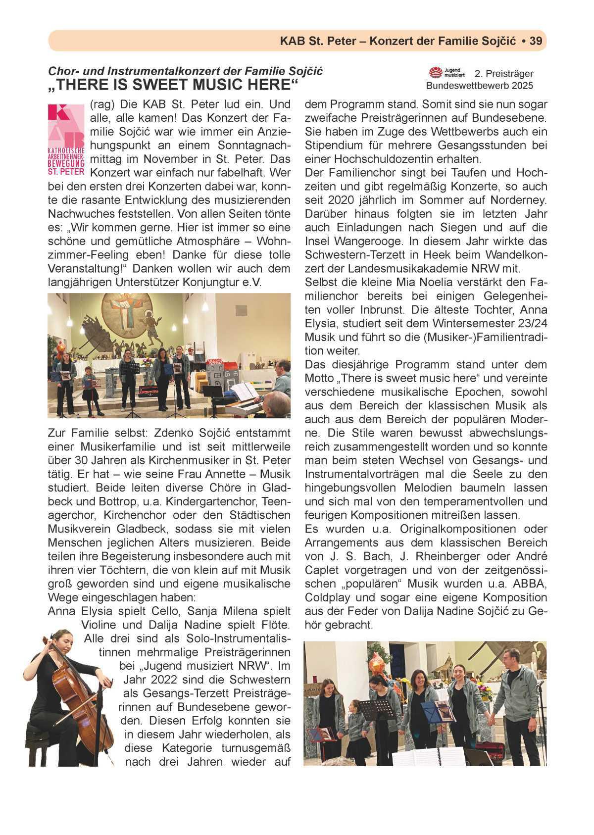 Pfarrbrief Nr. 55 • Advent • Dez. 2025 – März 2026