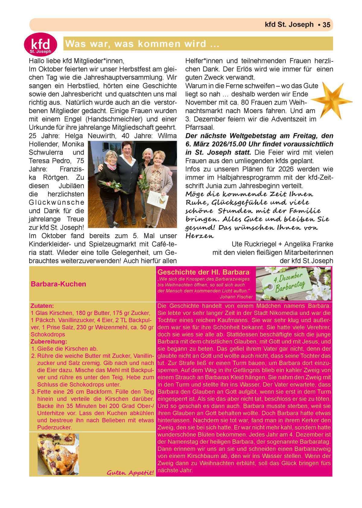 Pfarrbrief Nr. 55 • Advent • Dez. 2025 – März 2026